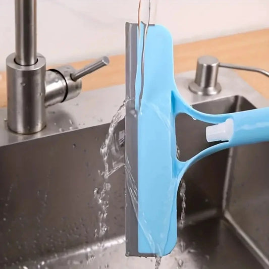 3-in-1 Glasreiniger – Sprühflasche, Abzieher & Bürste in eine